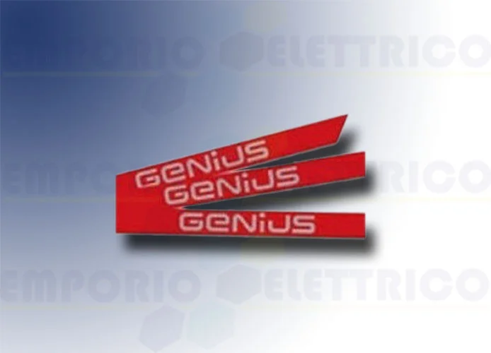 genius Kit Aufkleber genius Logo Stange simple 6100201