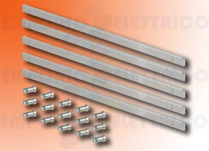 faac verzinkte Stahlzahnstange 30x12 Modul 4 - 5 Meter - 490122 5
