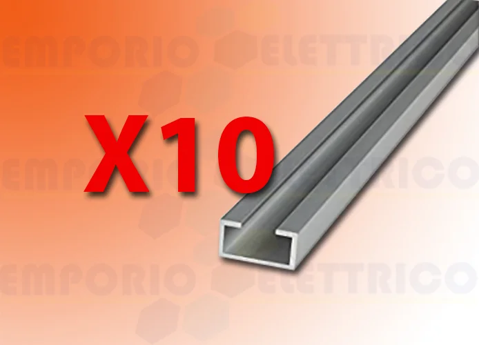 faac Aluminiumprofil Kit 10 Stück von 2,5m xs30 105537