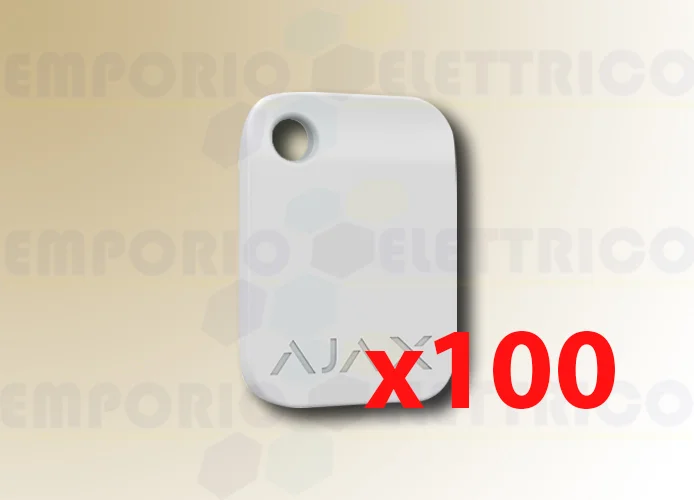 ajax kontaktloser Schlüsselanhänger, weiss tag (100 Geräten) 38229
